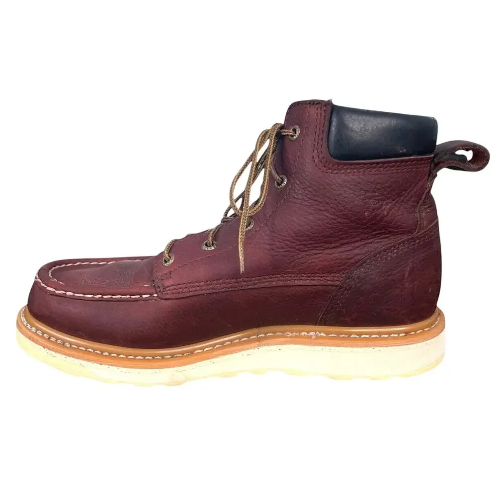 Red Wing Irish Setter Ashby Soft Toe Brown Leather Work Boot Size 10.5 D